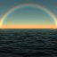 Rainbow Horizon screensaver logo