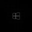 Windows 10 Black Logo screensaver logo