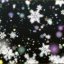 Colorful Christmas Snowflakes screensaver logo