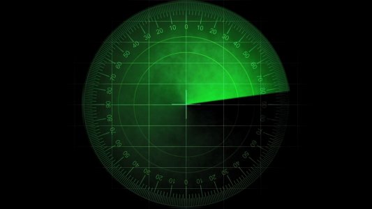 Submarine Radar screensaver 2