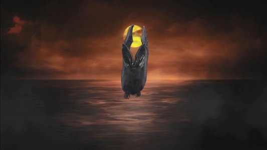 Bat Wings in the Dark Moon Fog screensaver 2