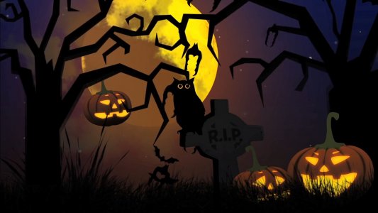 Horror of Halloween Lanterns screensaver 1