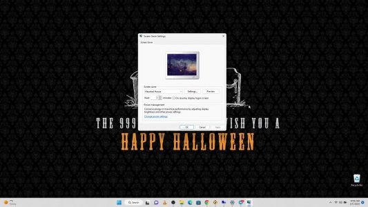 Haunted House screensaver video poster